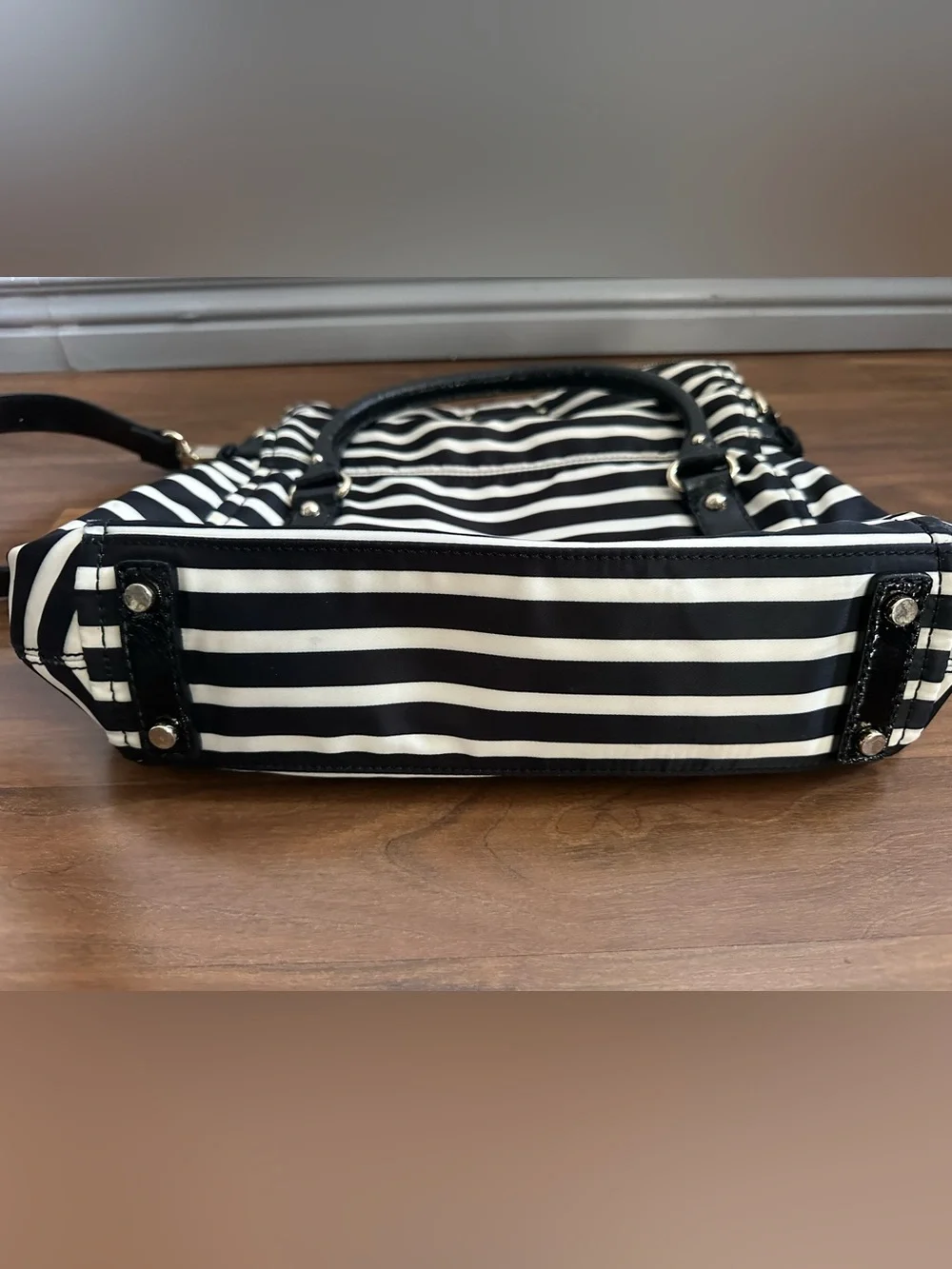 Kate Spade New York Nylon Stripe Leslie Satchel